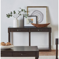 Coaster Furniture 722579 Christine 2-drawer Sofa Table Coffee Bean